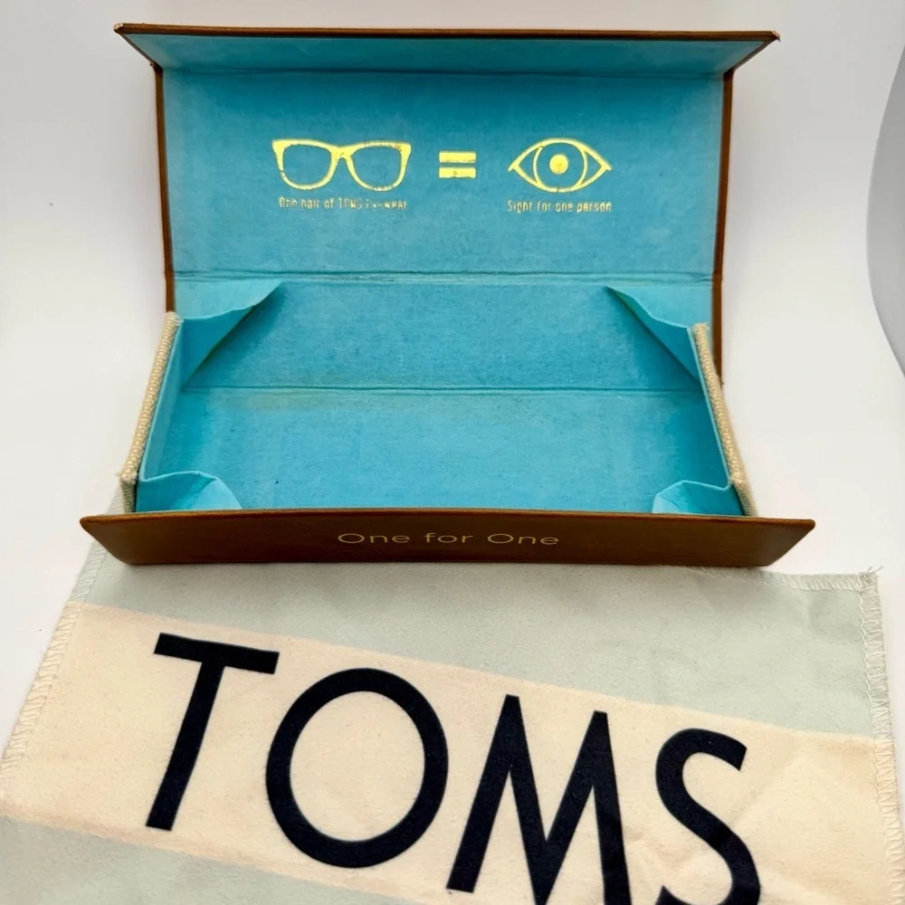 TOMS Rosalyn Pink Crystal Glasses NO LENSES